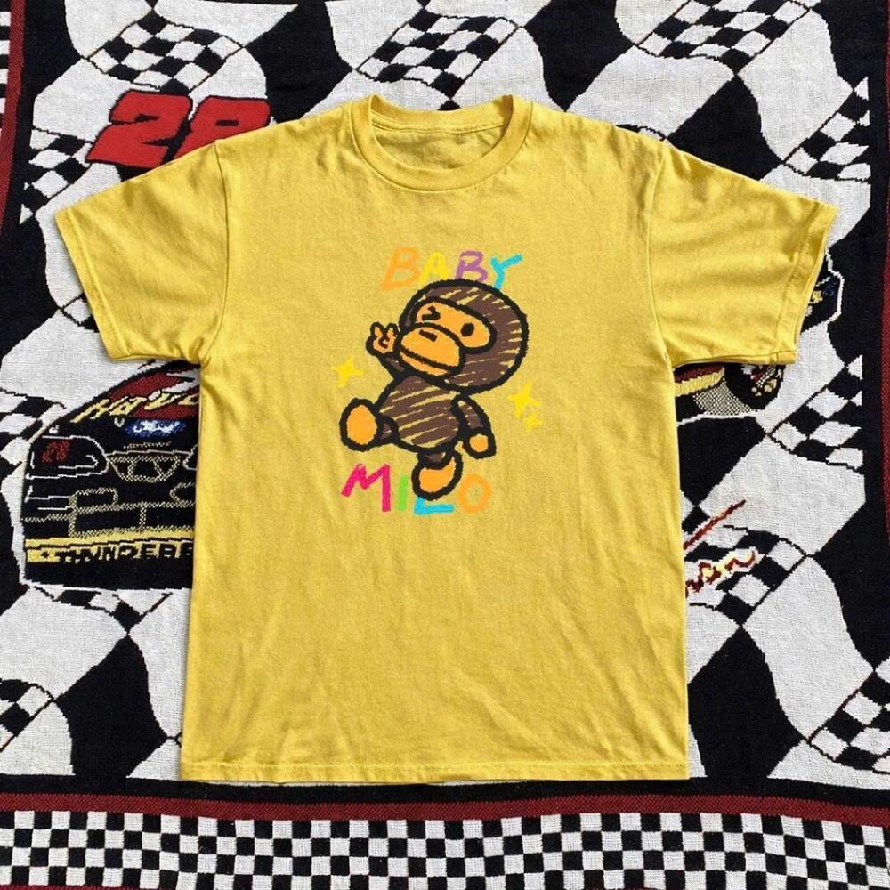 Yellow Bape Baby Milo Streetwear Tee